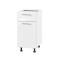 Корпус Стандарт білий, фасад Стандарт білий глянець 111.SM-40x72x52
