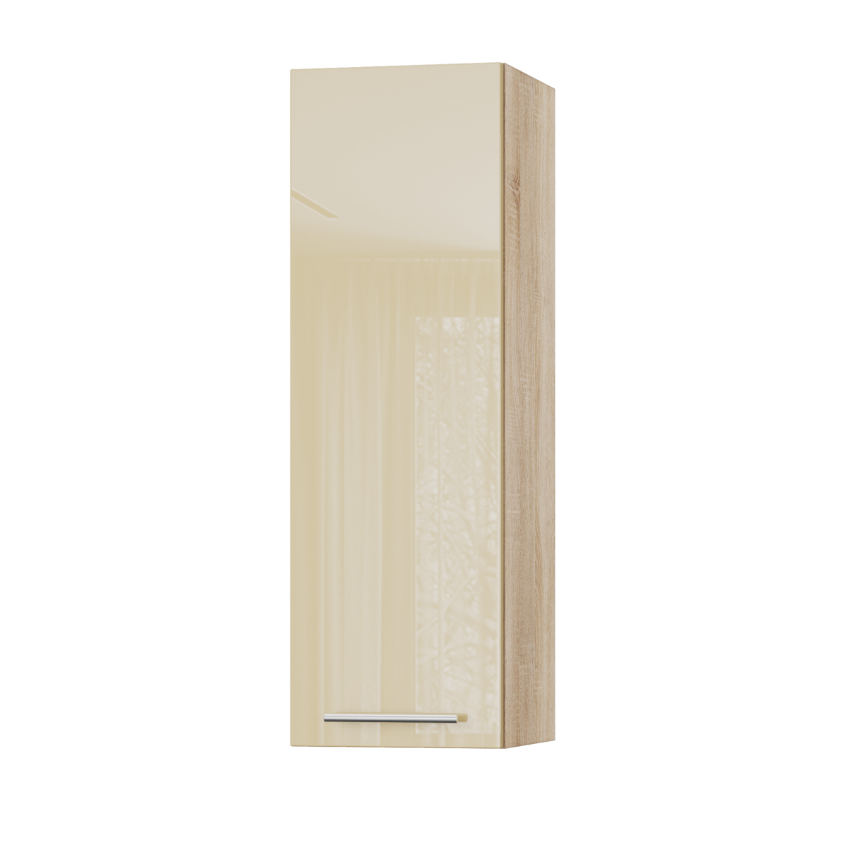 Корпус Стандарт дуб сонома, фасад Стандарт бежевий глянець L301 30х93х30