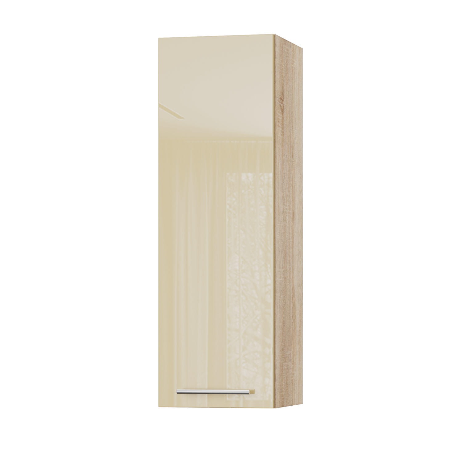 Корпус Стандарт дуб сонома, фасад Стандарт бежевий глянець L301 30х93х30