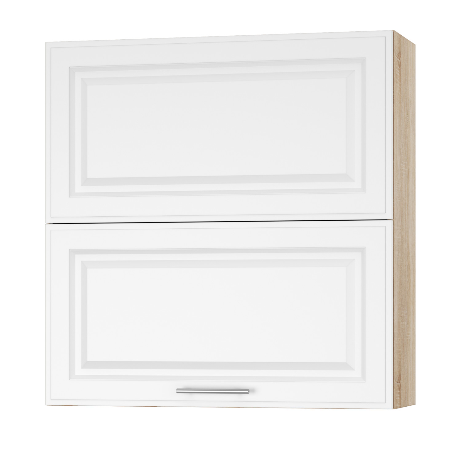 Корпус Стандарт дуб сонома, фасад Лондон білий матовий L402.HF 90х93х30