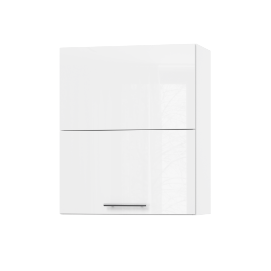 Корпус Стандарт білий, фасад Стандарт білий глянець 402.HF 60х72х30