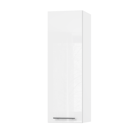Корпус Стандарт білий, фасад Стандарт білий глянець L301 30х93х30
