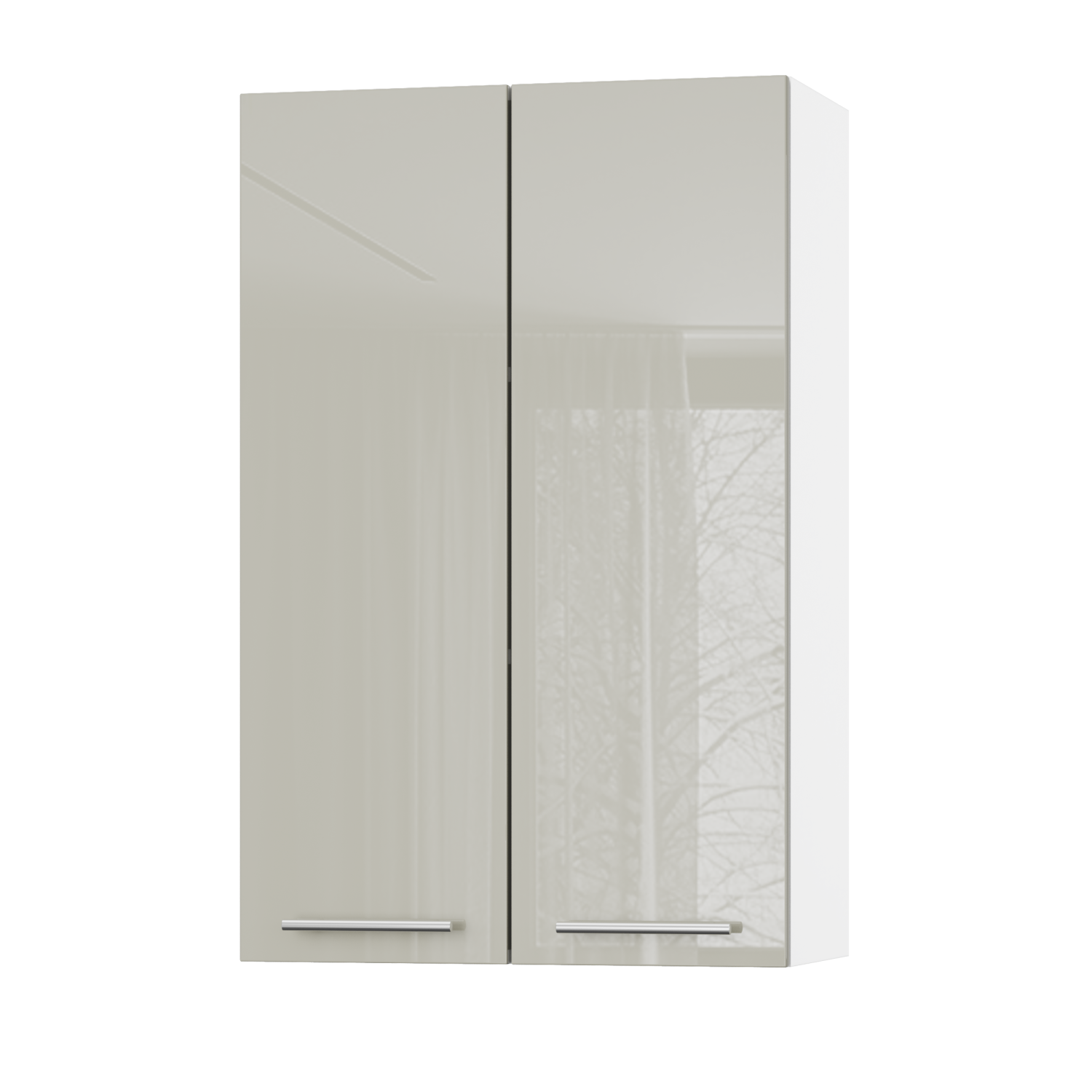 Корпус Стандарт білий, фасад Стандарт аврора глянець L302 60х93х30