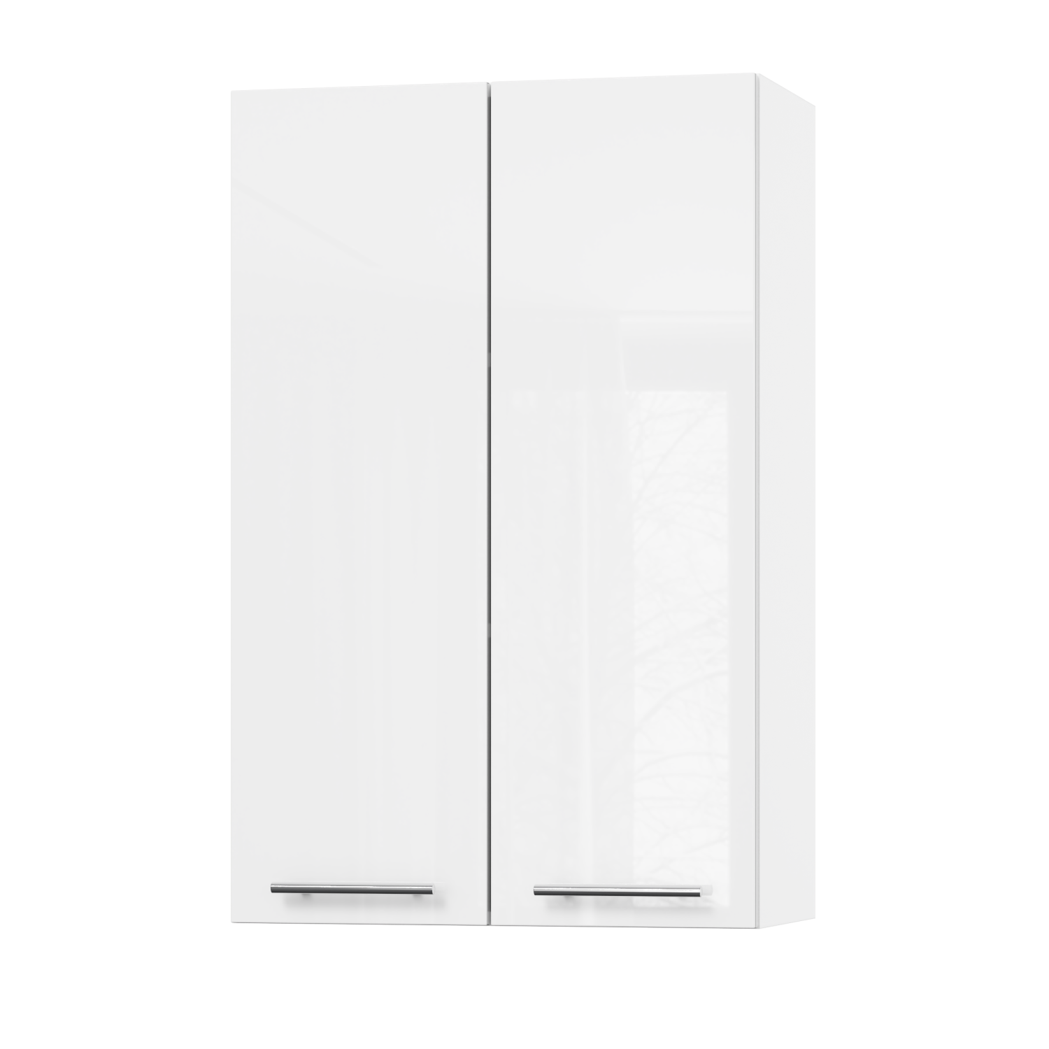 Корпус Стандарт білий, фасад Стандарт білий глянець L302 60х93х30