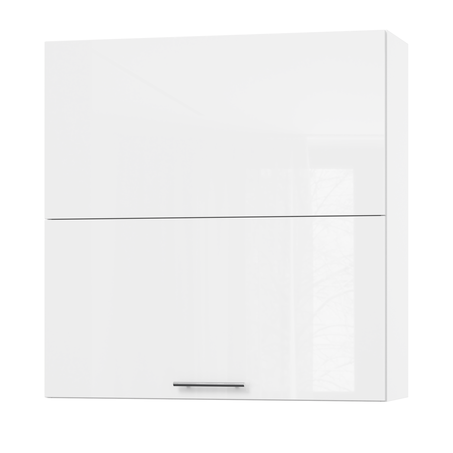 Корпус Стандарт білий, фасад Стандарт білий глянець L402.HF 90х93х30