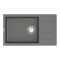 Кухонна мийка VANKOR Easy EMP 02.76 XL Gray + сифон VANKOR