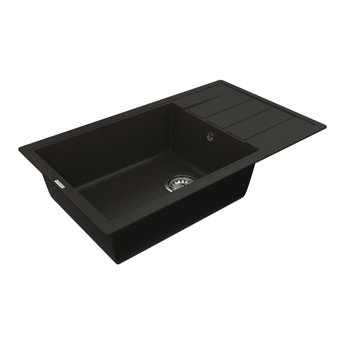 Кухонна мийка VANKOR Easy EMP 02.76 XL Black + сифон VANKOR