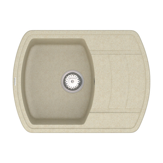 Кухонна мийка VANKOR Norton NMP 02.67 Beige + сифон VANKOR