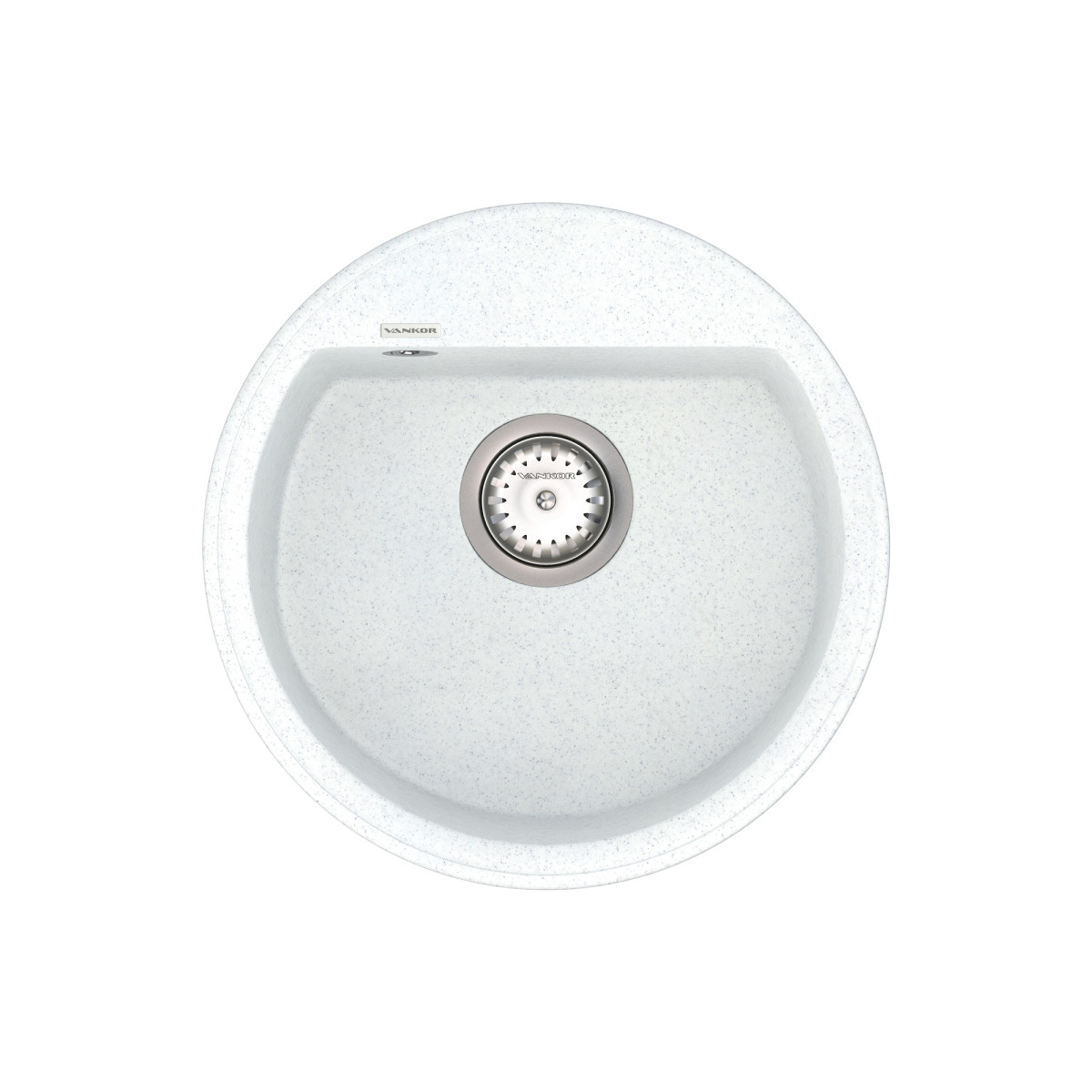 Кухонна мийка VANKOR Easy EMR 01.45 White stone + сифон VANKOR