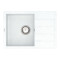 Кухонна мийка VANKOR Easy EMP 02.62 White stone + сифон VANKOR