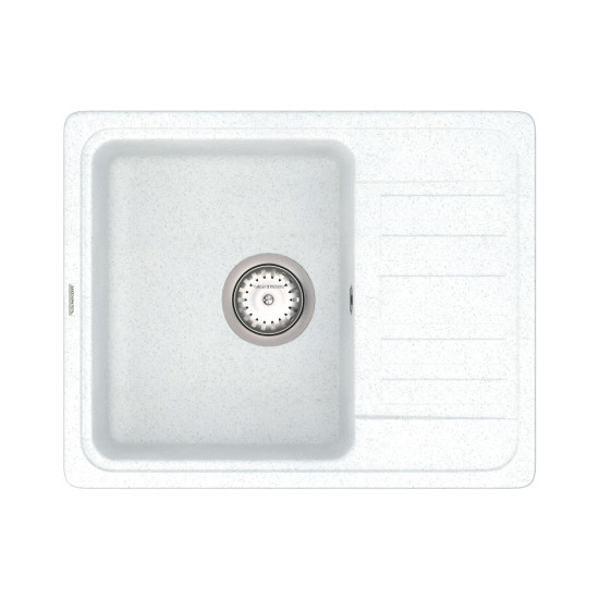Кухонна мийка VANKOR Hope HMP 02.57 White stone + сифон VANKOR