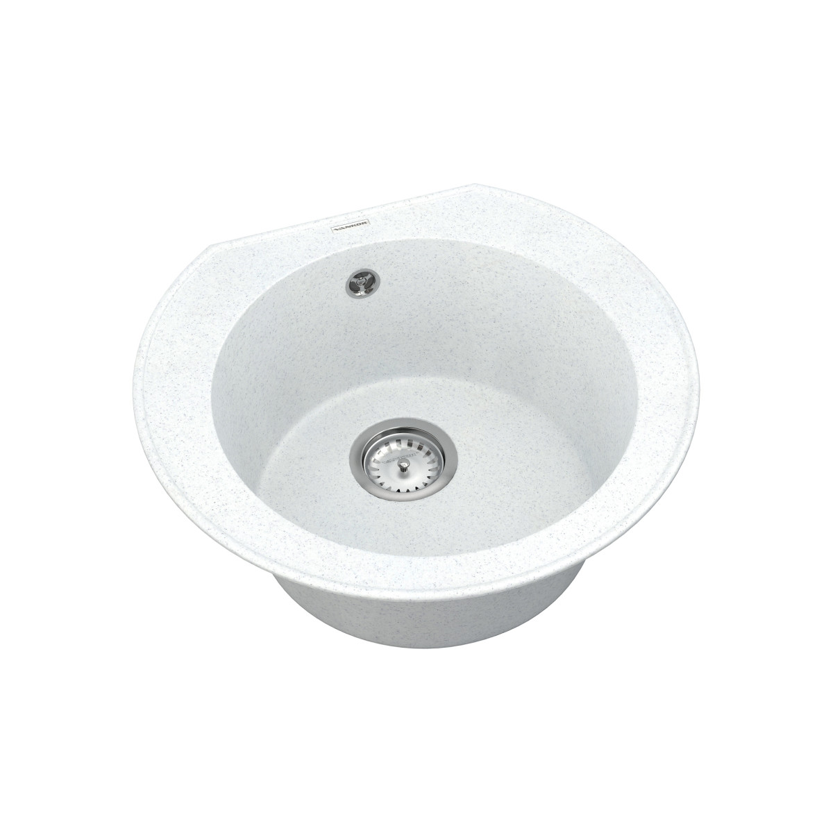 Кухонна мийка VANKOR Kres KMR 01.52 White stone + сифон VANKOR Кухонна мийка VANKOR Kres KMR 01.52 White stone + сифон VANKOR