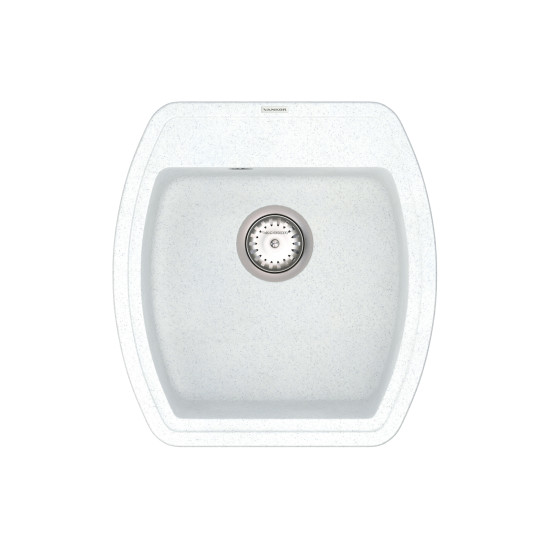 Кухонна мийка VANKOR Norton NMP 01.48 White stone + сифон VANKOR