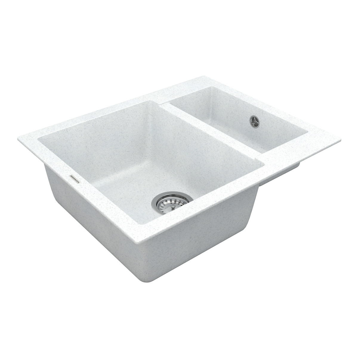 Кухонна мийка VANKOR Orman OMP 03.61 White stone + сифон VANKOR Кухонна мийка VANKOR Orman OMP 03.61 White stone + сифон VANKOR