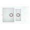 Кухонна мийка VANKOR Orman OMP 04.80 White stone + сифон VANKOR