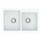 Кухонна мийка VANKOR Orman OMP 05.80 White stone + сифон VANKOR