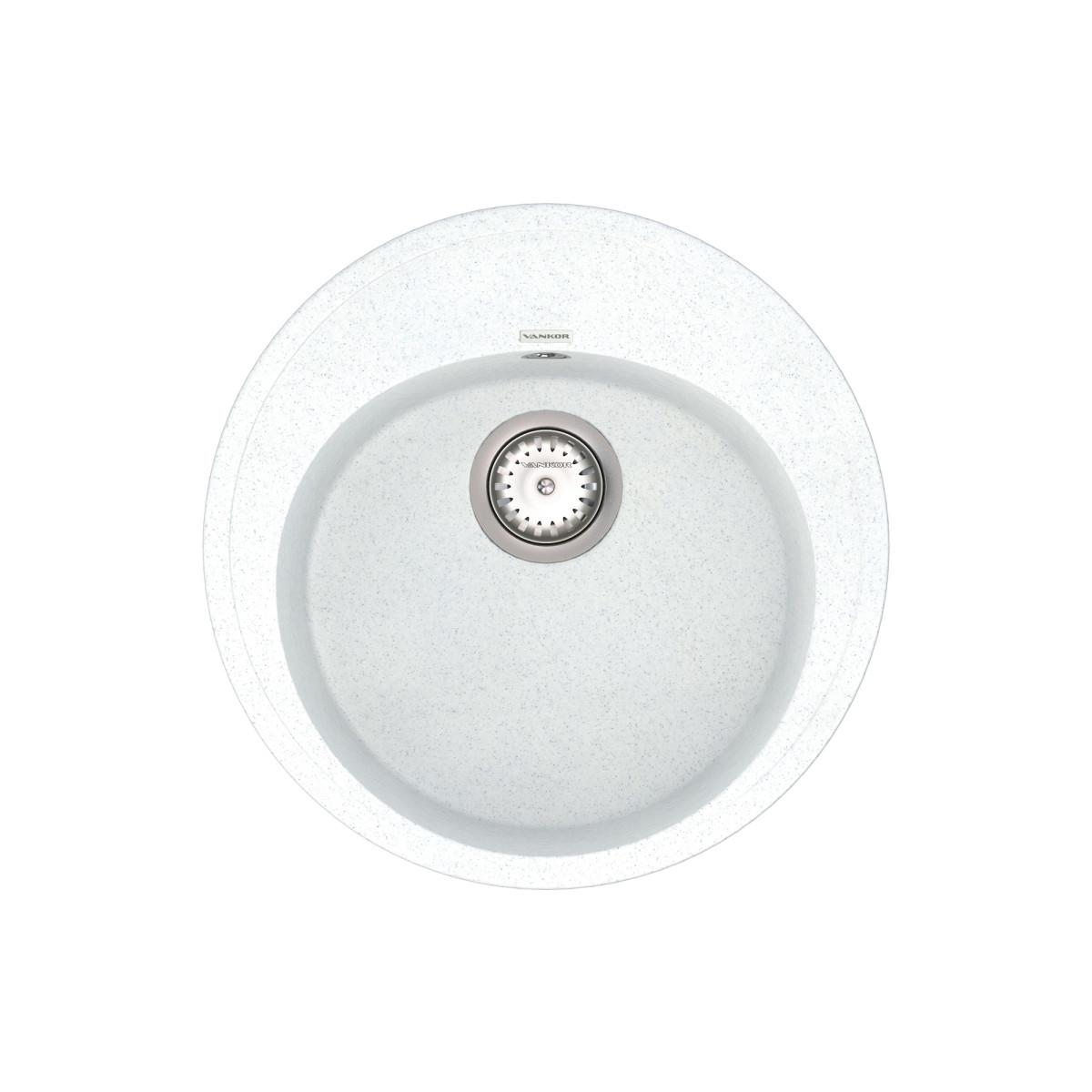 Кухонна мийка VANKOR Sity SMR 01.50 White stone + сифон VANKOR