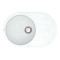 Кухонна мийка VANKOR Sity SMO 02.78 White stone + сифон VANKOR