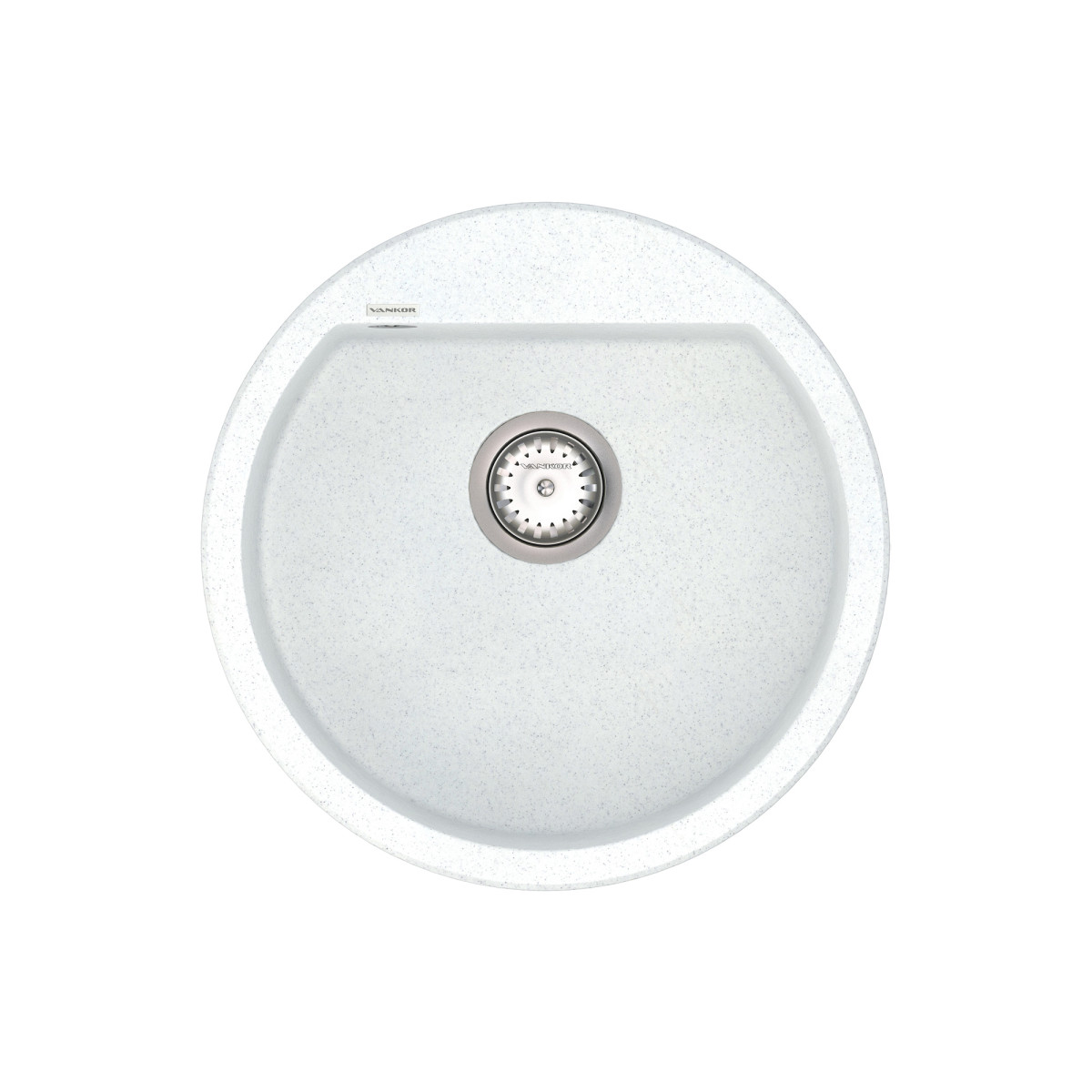 Кухонна мийка VANKOR Tera TMR 01.50 White stone + сифон VANKOR