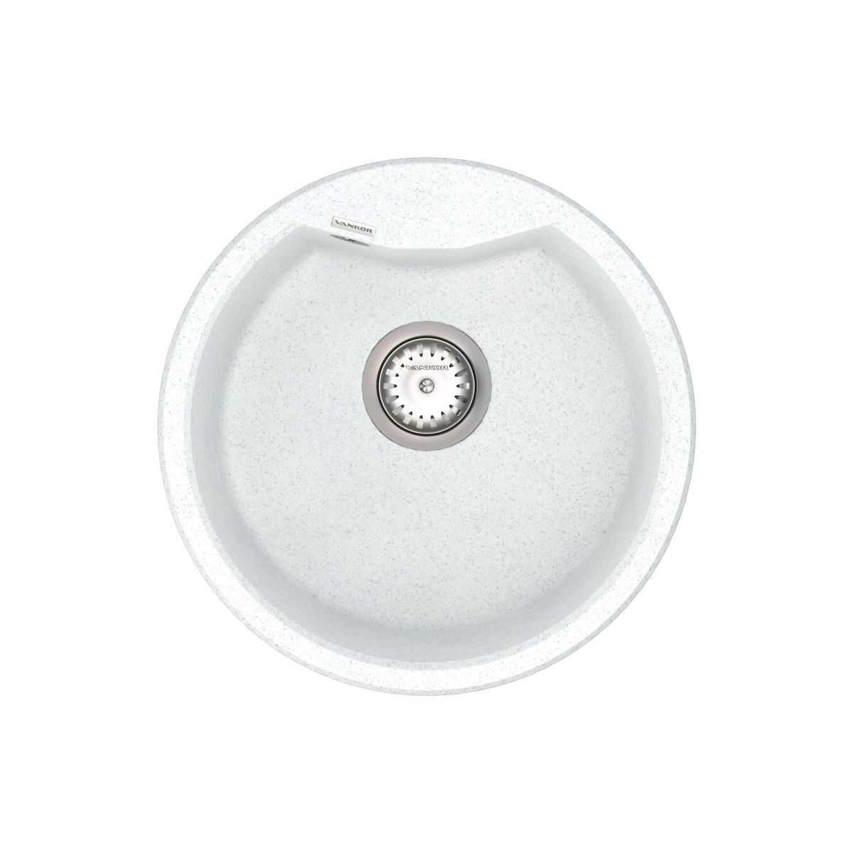Кухонна мийка VANKOR Vena VMR 01.48 White stone + сифон VANKOR