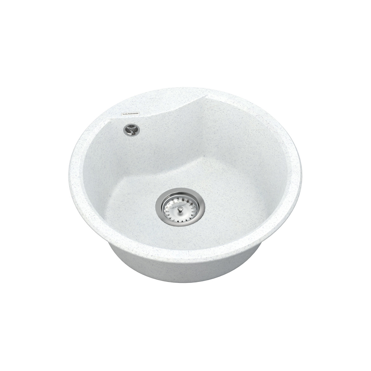 Кухонна мийка VANKOR Vena VMR 01.48 White stone + сифон VANKOR
